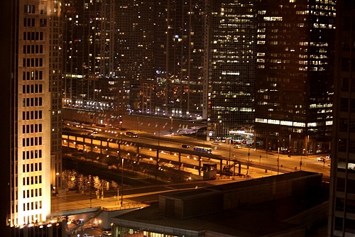 Chicago at night - © Doris Stricher