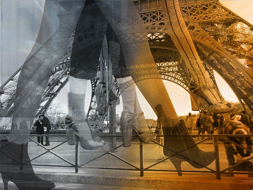 Paris, Eiffel tower, architecture, legs, beauty  - © Doris Stricher