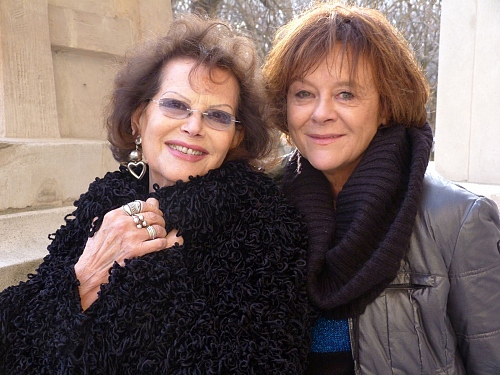 Together with Claudia Cardinale. Paris 12-18-2011 - © Doris Stricher
