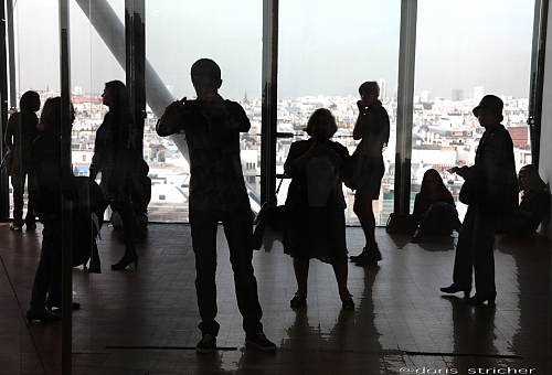 At the museum Centre Pompidou in Paris. At the Gerhard Richter exhibition. - © Doris Stricher