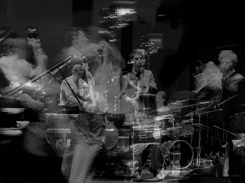 NYC-Jazz photography - Columbus circle - The Dizzy Gillespie coca cola jazz - © Doris Stricher