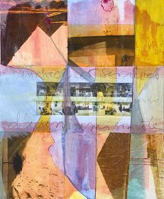Vendredi voyage en Jack London - oil painting and photographic mixmédia on - © Doris Stricher