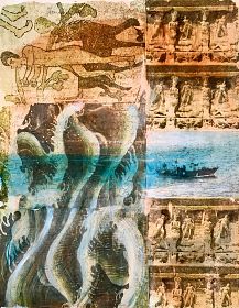 Oil Painting & mixmedia on canvas 50X60cm - © Doris Stricher
